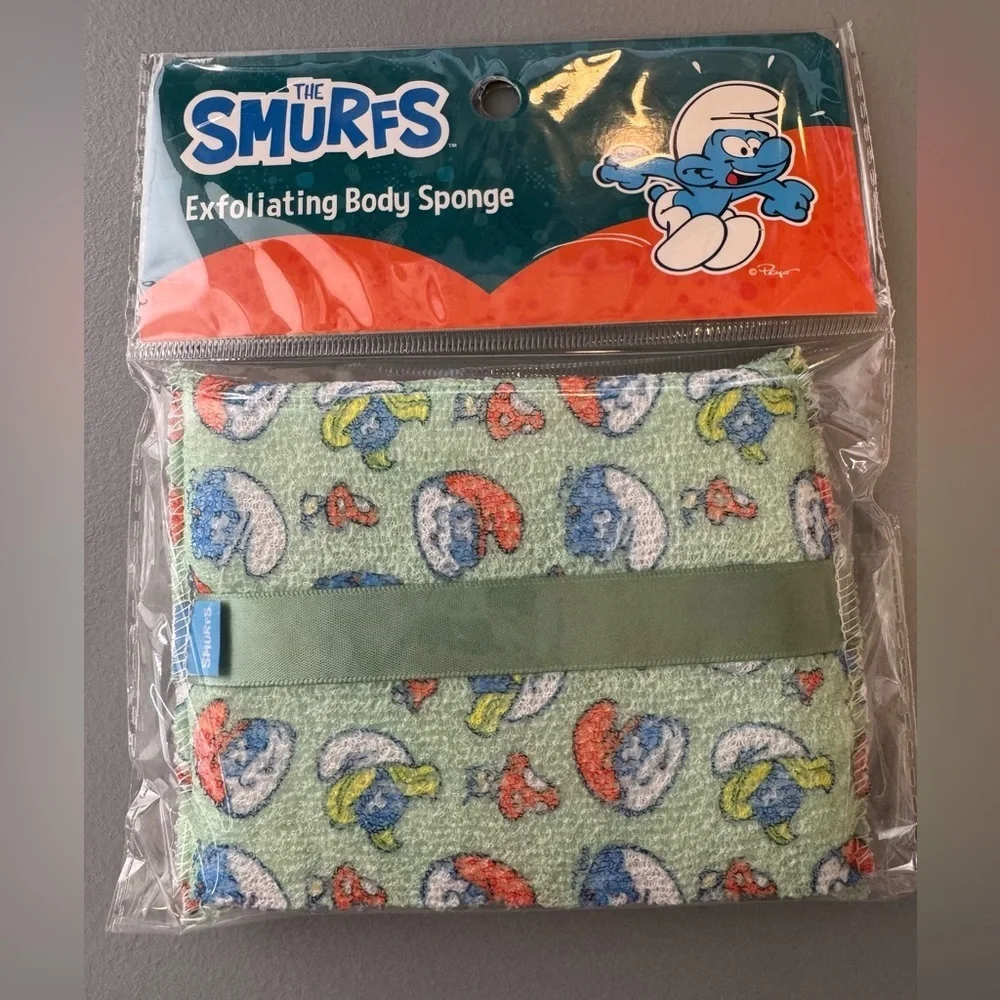 The Smurfs pastel Exfoliating Body Sponge